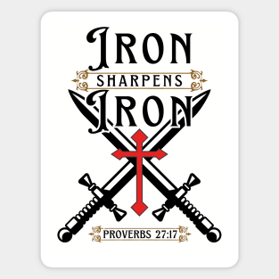 Iron Sharpens Iron, Proverbs 27:17 Magnet